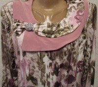 Блуза "Розовый рассвет" большой размер
ткань микромасло,
***Вещь привозная-ори. . фото 3