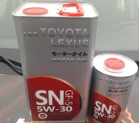 Масло моторное 100%синтетика оригинал:
 «TOYOTA / LEXUS SN 5W-30 GF-5»
В рамка. . фото 2