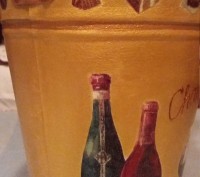 Продам ведёрко для шампанского (вина), ручная работа, материал ведра - оцинковка. . фото 6