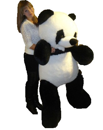 Большая игрушка Панда из приятного, густого меха станет прекрасным подарком для . . фото 3