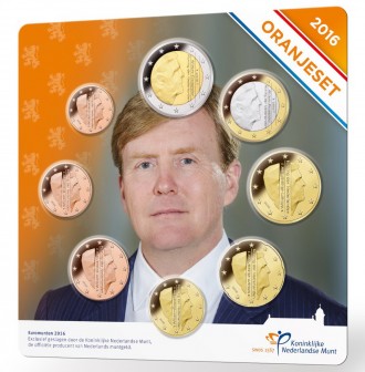 Официальный годовой набор монет Евро - Нидерланды 2016
 
 Оригинальный блистер г. . фото 3