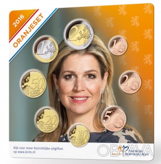 Официальный годовой набор монет Евро - Нидерланды 2016
 
 Оригинальный блистер г. . фото 1