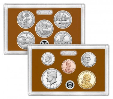 Официальный годовой набор монет - США 2018
 
 Оригинальный набор монетного двора. . фото 4
