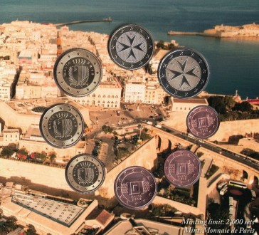 Официальный годовой набор монет Евро - Мальта 2018
 
 Оригинальный буклет мальти. . фото 3
