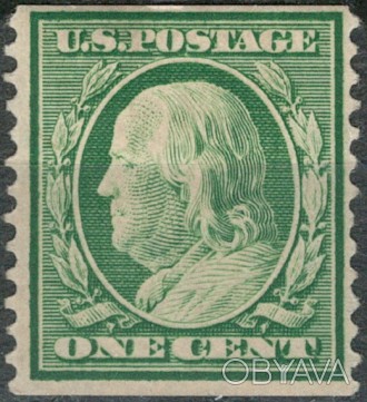 USA - 1908-1909 Coil Stamp Sc#352
 
1908 г.в.
Sc# 352
SG# 364
MH, F/VF
Вертикаль. . фото 1