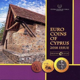 Официальный годовой набор монет Евро - Кипр 2018
 
 Оригинальный буклет национал. . фото 2