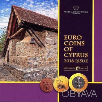 Официальный годовой набор монет Евро - Кипр 2018
 
 Оригинальный буклет национал. . фото 1