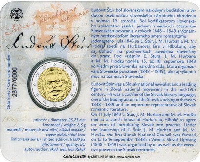 Официальный юбилейный набор 2 Евро - Словакия 2015
 
 Оригинальный блистер монет. . фото 3