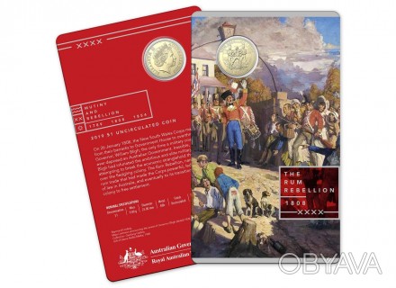 Австралия 2019, ромовый бунт - официальный набор
 
 Заводской блистер-сертификат. . фото 1
