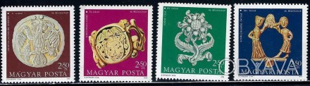 Венгрия сокровища. 
1973 г.в.
Mi:2898-2901.
MNH XF 
Полная серия
 
 
 
. . фото 1