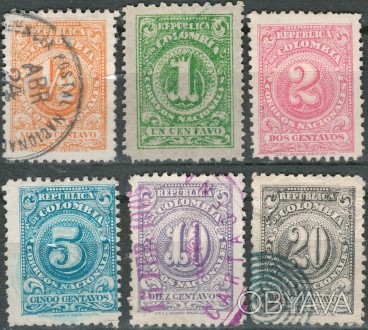 Колумбия 1904
 
1904 г.
Sc#314-319 $2
USED, UNUSED, F/VF
. . фото 1