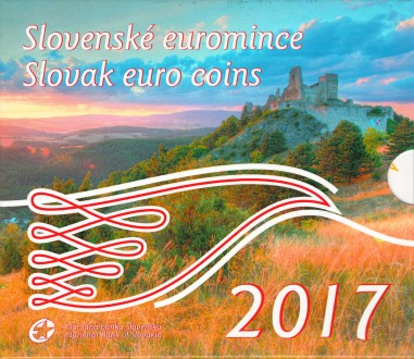 Официальный годовой набор монет Евро - Словакия 2017
 
 Оригинальный буклет моне. . фото 2