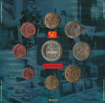 Официальный годовой набор монет Евро - Бельгия 2003
 
 Оригинальный буклет монет. . фото 4