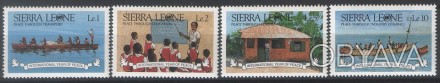 Sierra Leone - Международный год мира
1986 г.в.
SC# 784 - 787
MNH, XF
Полная сер. . фото 1