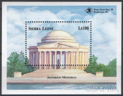 Мемориал Джефферсона - блок Сьерра Леоне
1987 г.в.
SC# 933
MNH, XF
 
. . фото 1