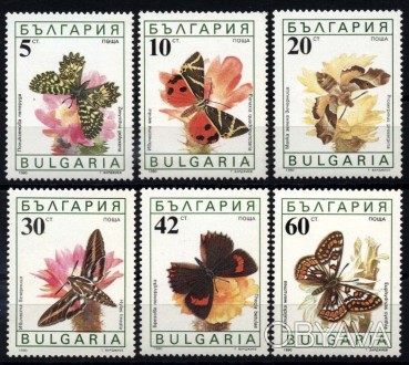 Болгария - бабочки
1990 г.в.
MI# 3852 - 3857
MNH XF
Полная серия
Филателия Болга. . фото 1
