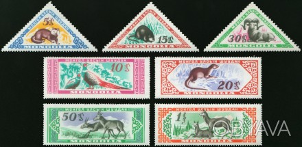 Монголия - животные
 
1959 .в.
Mi: 170-176
MNH XF ** 
Полная серия
. . фото 1