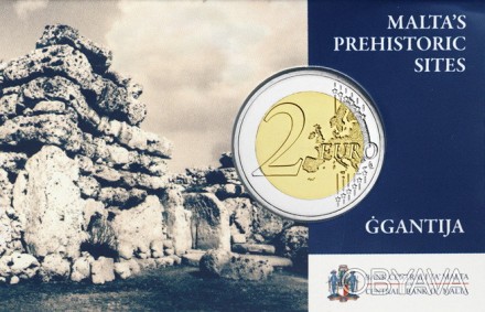 Мальта 2016. Официальный набор €2 - GGANTIJA