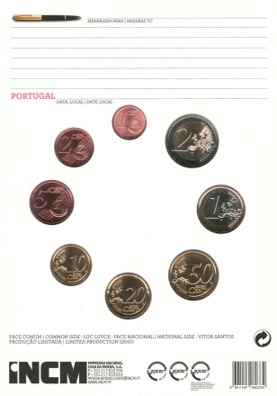 Официальный годовой набор монет Евро - Португалия 2016
 
 Оригинальный буклет мо. . фото 4