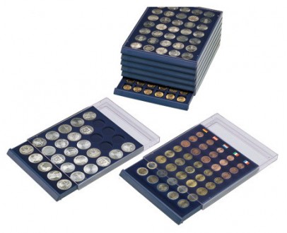Бокс для хранения монет
 
 Габариты 250 x 195 x 17 мм;
 Cъемный велюровый планше. . фото 3