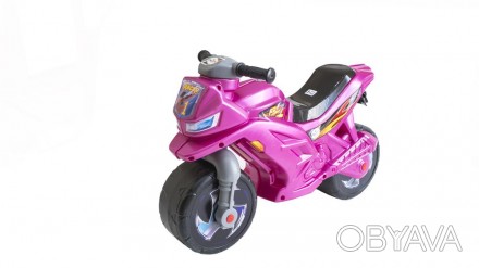 Детский розовый беговел станет идеальным первым транспортом для любой девочки, и. . фото 1