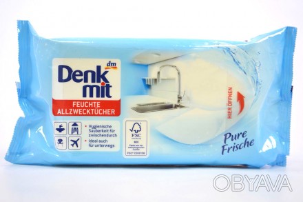 
	Denkmit Feuchte Allzwecktücher Pure Frische - Эффективны влажные салфетки. . фото 1
