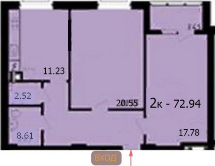 М.Жукова, двухкомнатная квартира на 16 этаже, состояние от строителей,  на полу . Киевский. фото 2