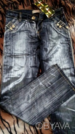 распродажа джинсы-стрейч,
талия-74см (объем)
длина-104см. . фото 1