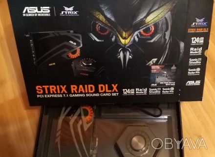 Asus RAID DLX — звуковая карта построена на базе аудиофильских компонентов. 
ка. . фото 1
