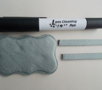 Lens Cleaning Pen - чистящий карандаш c жидкостью для оптики. Мягкая нано-насадк. . фото 2