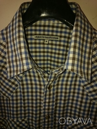 Модная, роскошная рубашка премиального немецкого бренда DRYKORN.
Итальянский хл. . фото 1
