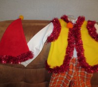 Продам новогодний костюм "гномика" на мальчика, размер - 128. . фото 5