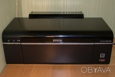 Продам фотопринтер Epson P50 с перезаправляемыми картриджами ColorWay. Принтер в. . фото 1