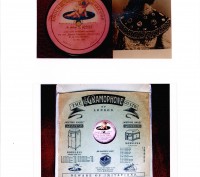 виниловые диски 1900 годов классика открытки муз исполнителей 19 век подлинники. . фото 5