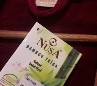 Мужской халат с капюшоном 

цвет Бордовый 

модель Nusa NS 7160 L/XL

абсо. . фото 4