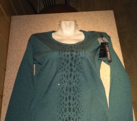 Оригинальный молодежный свитерок,обемный,Края горловины,рукава,низ свитера ориги. . фото 5