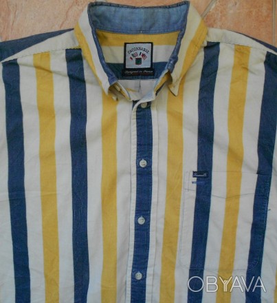 Оригинальная мужская рубашка известного французского бренда Faconnable в отлично. . фото 1
