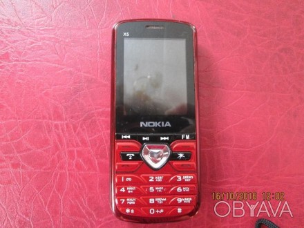 Nokia X-5 на 2sim слот на флешку,2громких динамика.Меню:Тел.книга.смс.Вызова.Игр. . фото 1