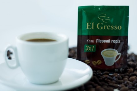 кофе 3в1 EL Gresso  упаковка 360г.,в упаковке 20 пакетиков по 18г.
Цена указана. . фото 3