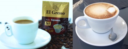 кофе 3в1 EL Gresso  упаковка 360г.,в упаковке 20 пакетиков по 18г.
Цена указана. . фото 13