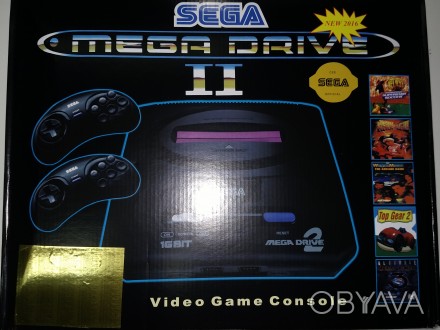 Sega Mega Drive - 16-битная консоль, позволит вам окунутся в мир ТВ игр - вспомн. . фото 1