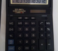 Продается электронный калькулятор CITIZEN CDS-888TII.
Тип - настольный.
Питани. . фото 3