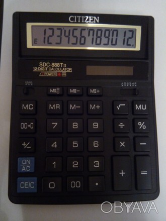 Продается электронный калькулятор CITIZEN CDS-888TII.
Тип - настольный.
Питани. . фото 1