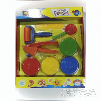 Набор для лепки (тесто) Play Toys Fun Set (4 цвета)
Масса для лепки Play Toys Fu. . фото 1