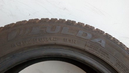 Зимняя шина 205/55 R16, FULDA KRISTALL SUPREMO, 1 шт. Протектор около 5 мм. (как. . фото 7