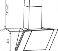 Вытяжка кухонная ELEYUS Titan A 750 наклонного типа (вертикальная)заметно подчер. . фото 11