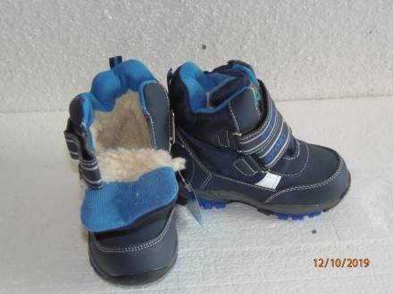 Зимние ботинки, термо на мальчика хорошего качества. Очень удобные, теплые, крас. . фото 3