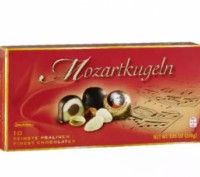 Конфеты J.D.Gross/ReichsGraf Mozart, 200гр Марципановые конфеты Mozart в темном . . фото 10