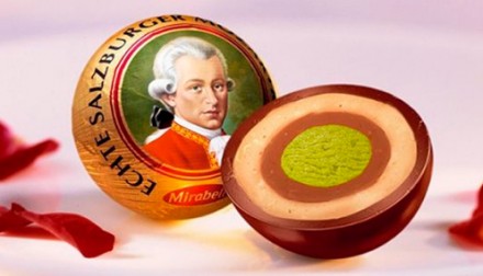 Конфеты J.D.Gross/ReichsGraf Mozart, 200гр Марципановые конфеты Mozart в темном . . фото 6