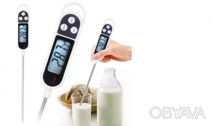 С данным термометром вы сможете измерить температуру     жидкостей (молоко йогур. . фото 1